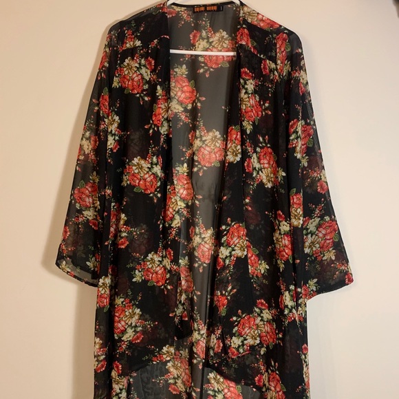 Floral kimono/blouse - Picture 2 of 2